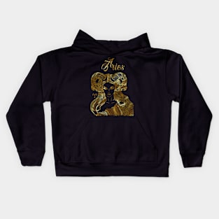 Aries Zodiac Sign Kids Hoodie